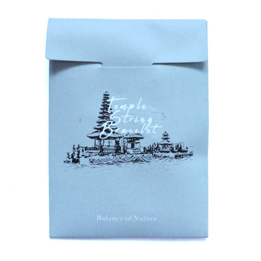 Bransoletka świątynna Równowaga natury, ze sznurka – zdjęcie 2