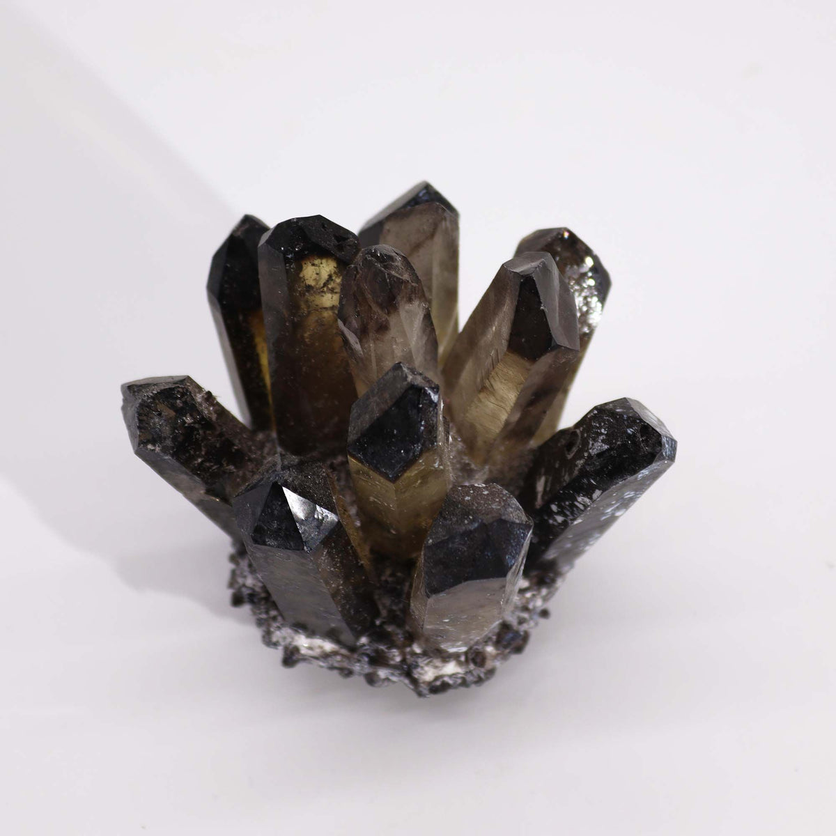 Druza kwarcowa, dymny ghost quartz – zdjęcie 4