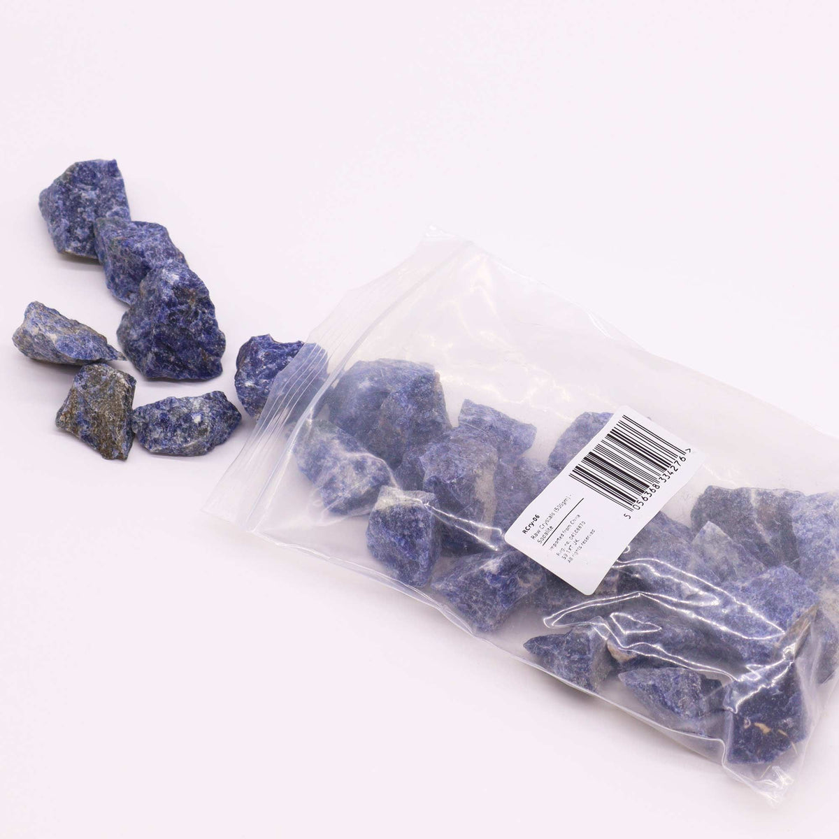 Surowe kryształy sodalitu, 500 g – zdjęcie 4