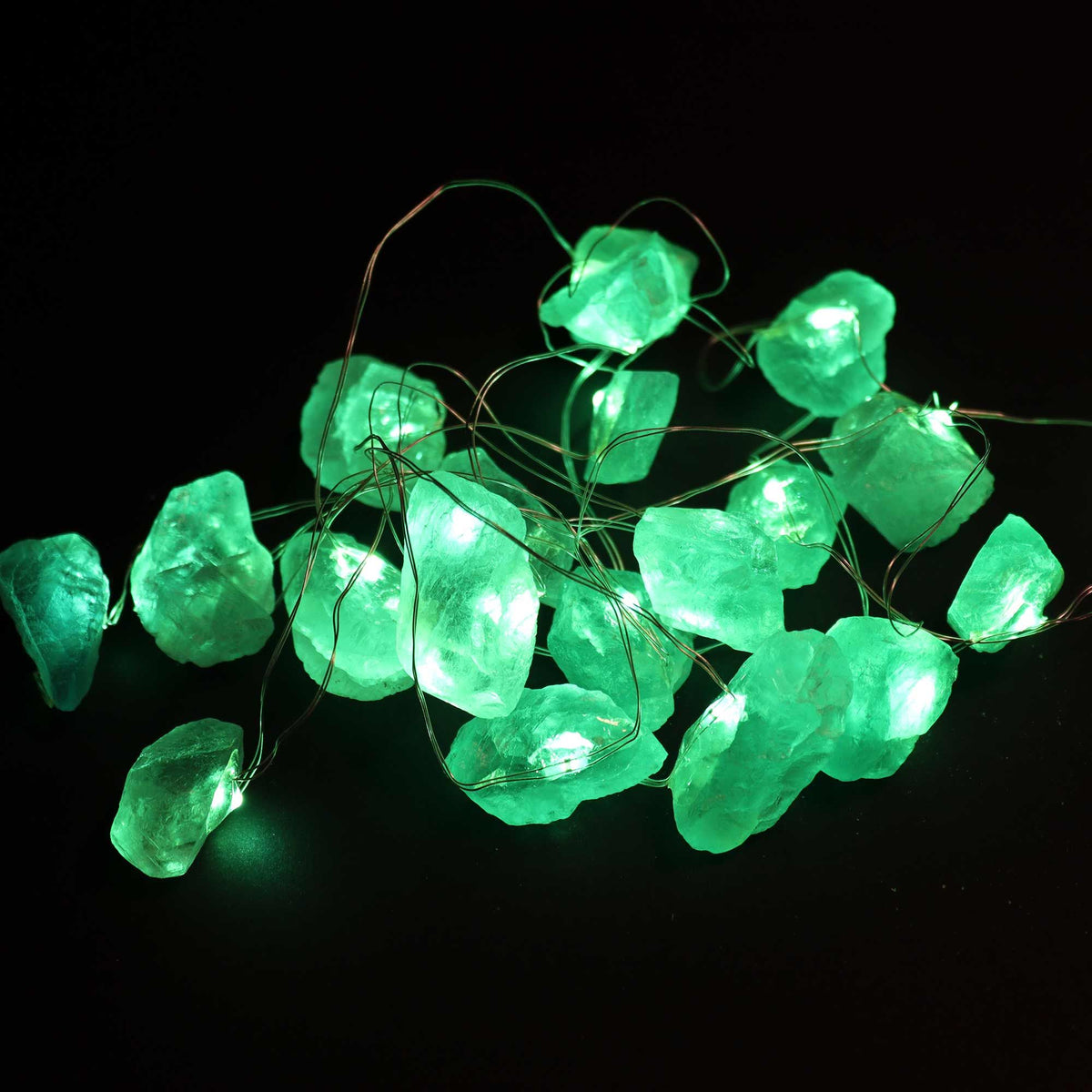 Sznur lampek LED na USB z kamieniami Crystal Jade – zdjęcie 5