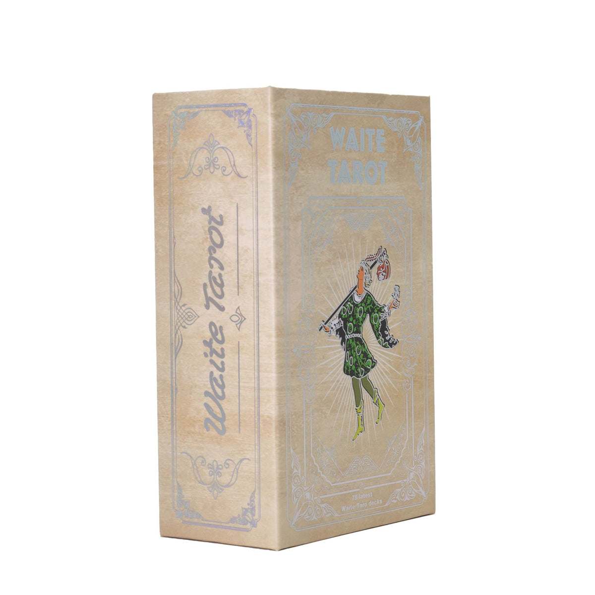Srebrny tarot w tradycji Waite’a: talia ze srebrną folią i książeczką – zdjęcie 2