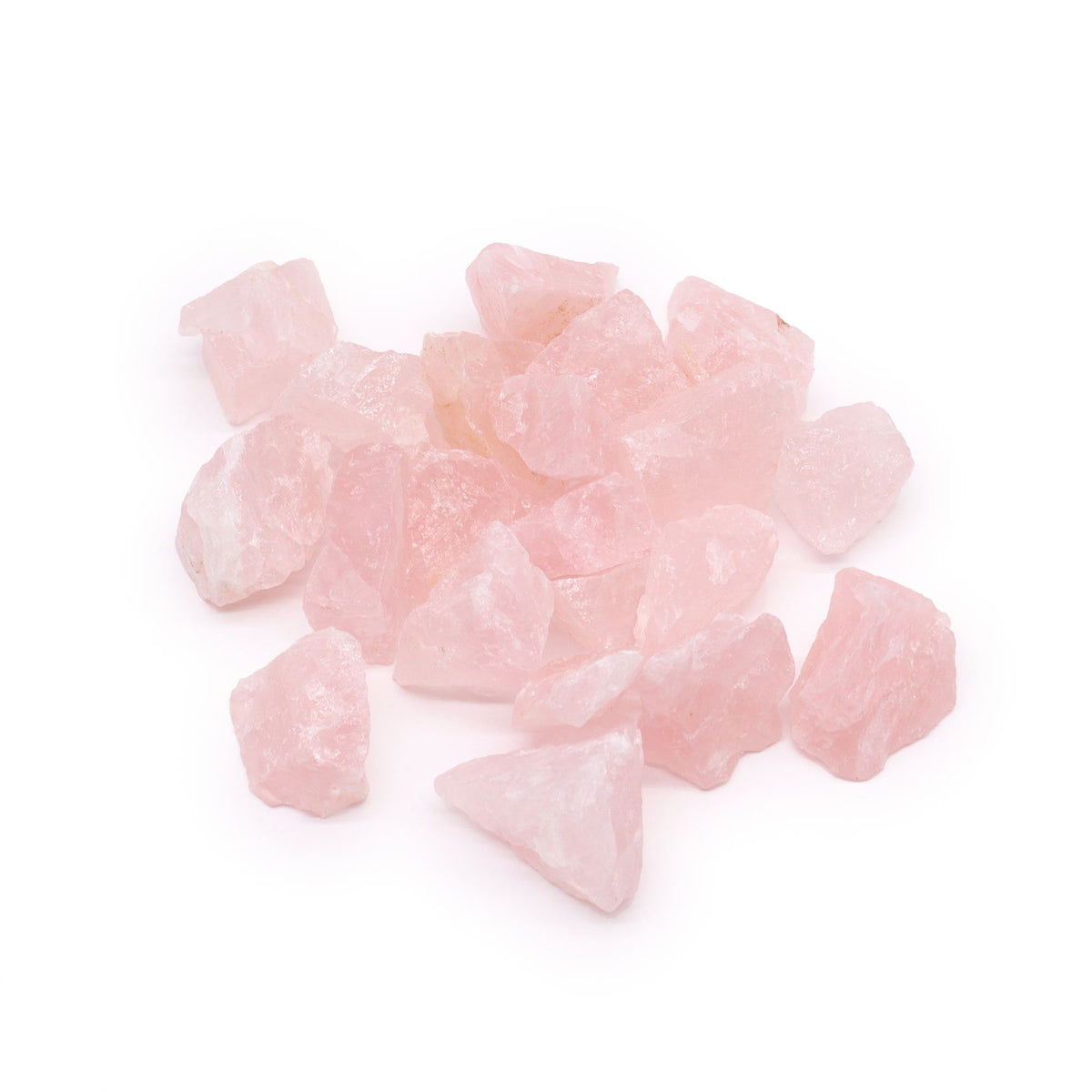 Surowe kryształy różowego kwarcu, 500 g
