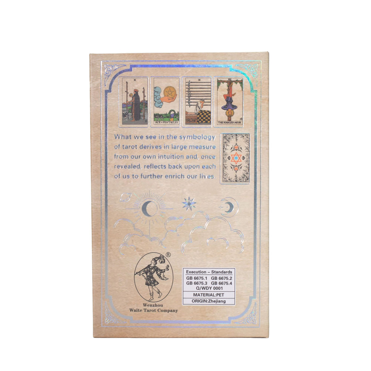 Srebrny tarot w tradycji Waite’a: talia ze srebrną folią i książeczką – zdjęcie 4