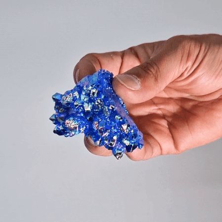 Kwarc z aurą Aqua Halo, średni – zdjęcie 3