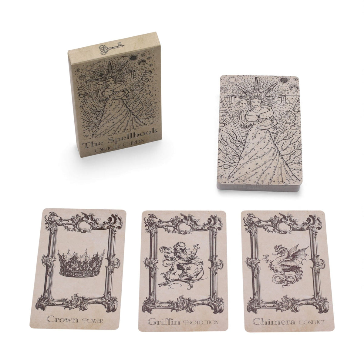 Karty wyroczni Spellbook: 40 kart w stylu starej księgi zaklęć – zdjęcie 10