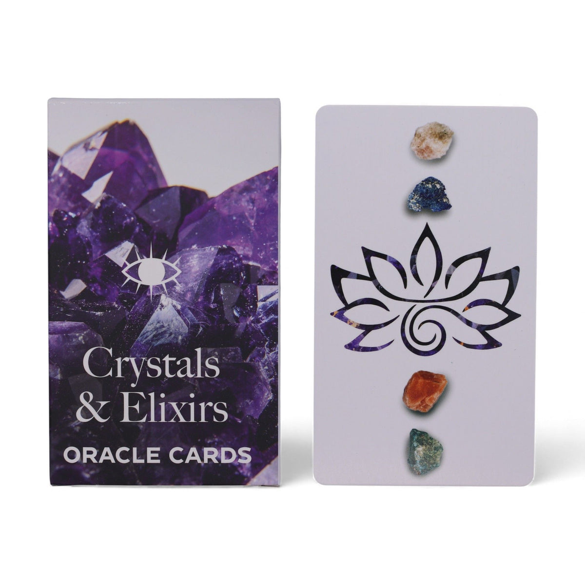 Karty wyroczni Crystals & Elixirs: 40 kart z kryształami i przesłaniami – zdjęcie 5
