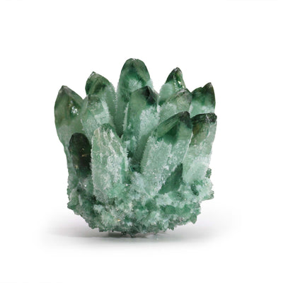 Druza kwarcowa, zielony ghost quartz