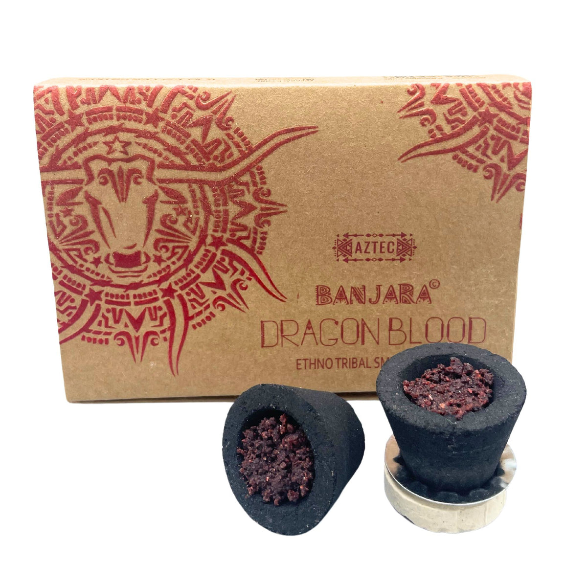 Smocza krew, kubeczki żywiczne Banjara, 6 sztuk