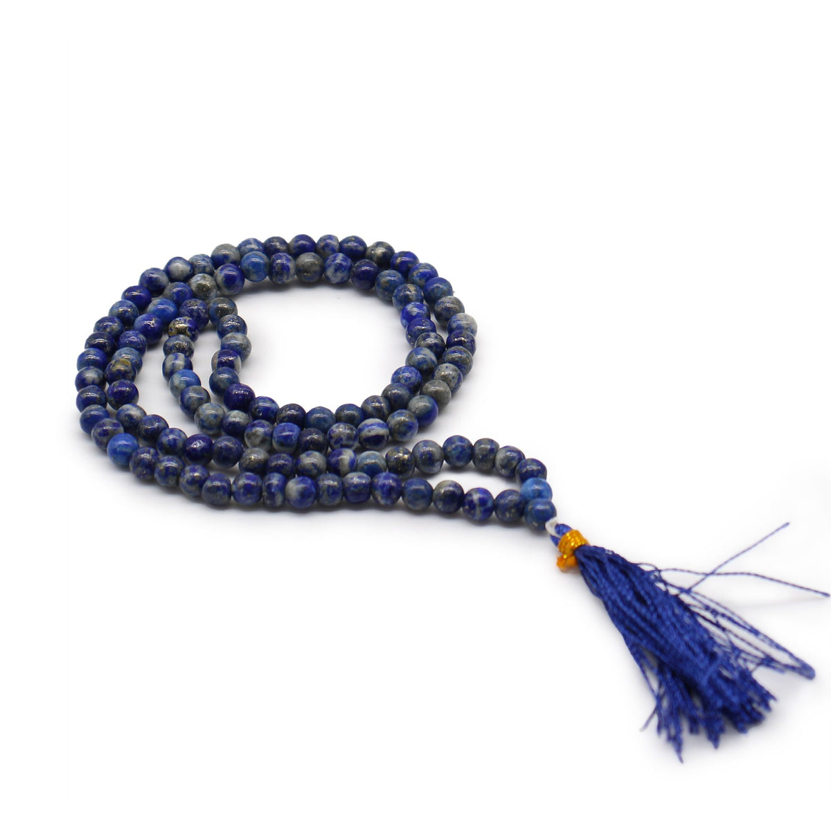 Mala z 108 koralików z lapis lazuli