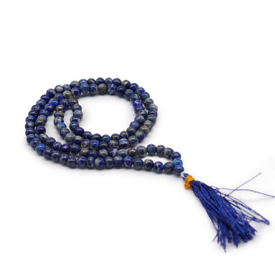 Mala z 108 koralików z lapis lazuli
