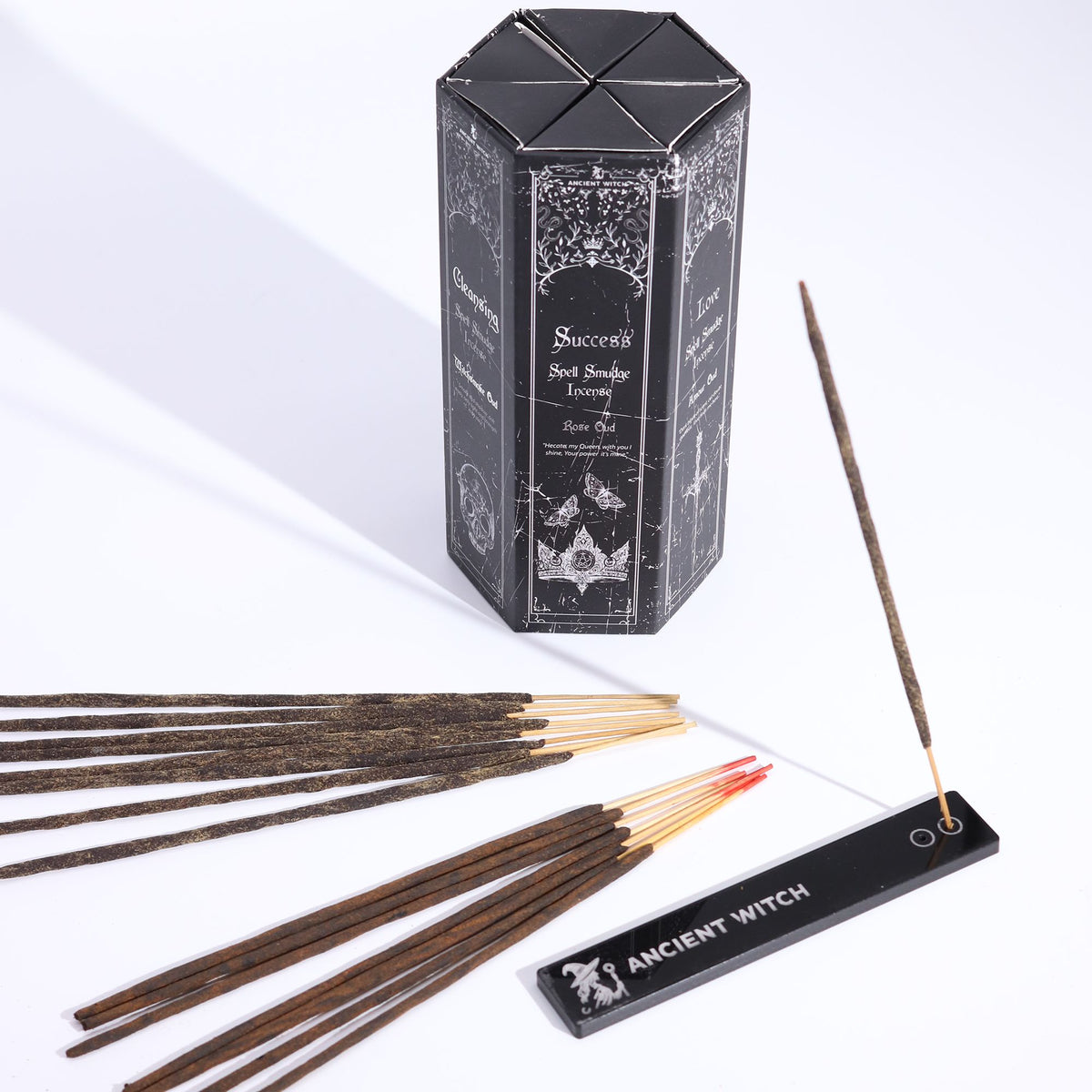 Zestaw kadzidełek Ancient Witch, 5 zapachów z podstawką – zdjęcie 3