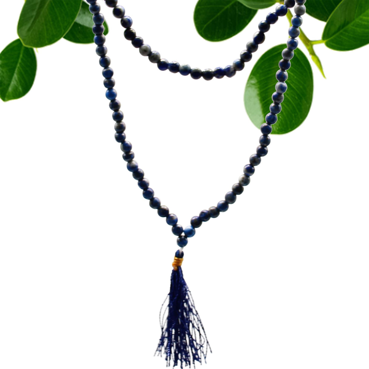 Mala z 108 koralików z lapis lazuli – zdjęcie 4
