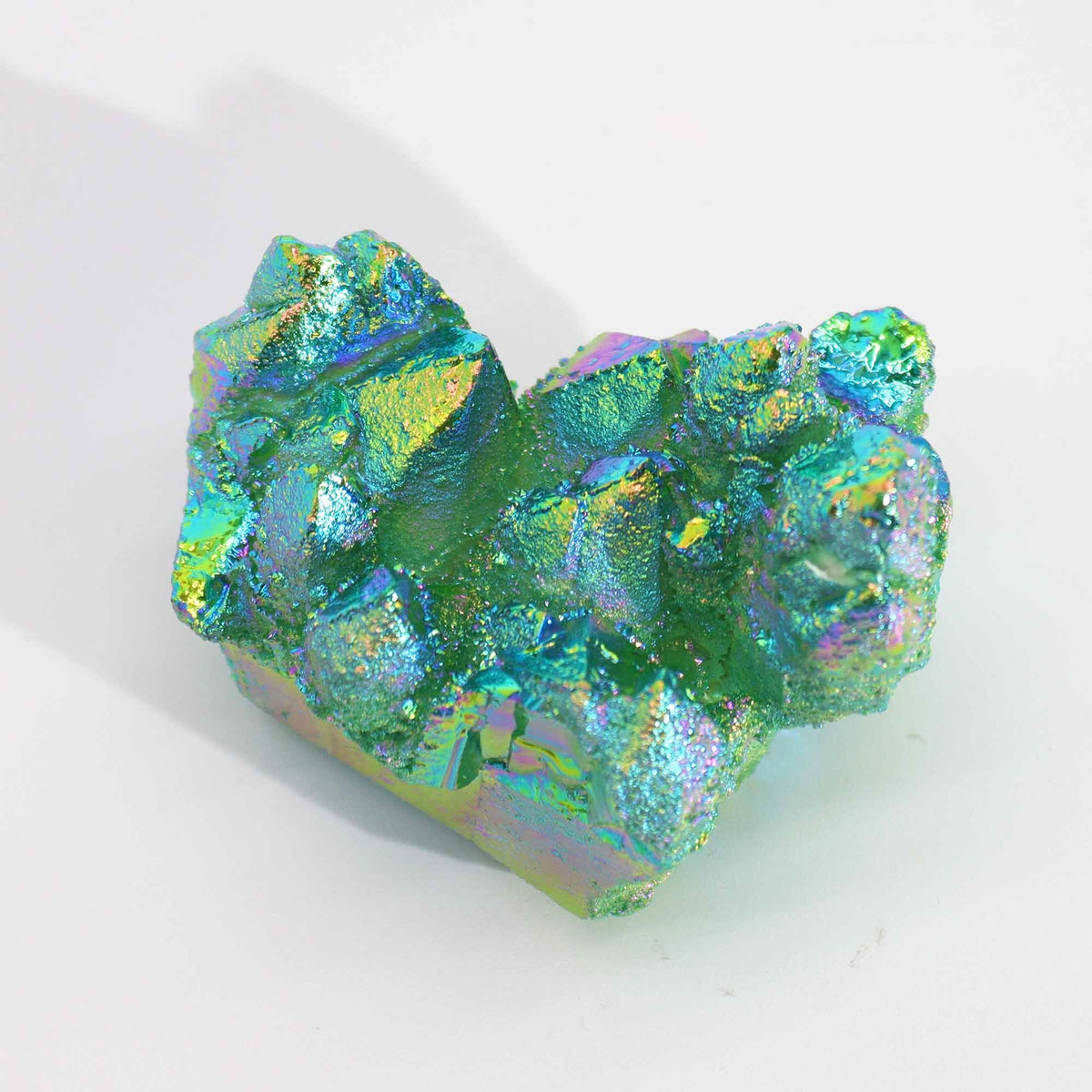 Kwarc z aurą Green Flame, średni – zdjęcie 4