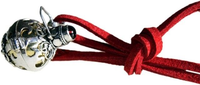 Srebrny dzwonek anielski „Magic”, 18 mm – zdjęcie 4