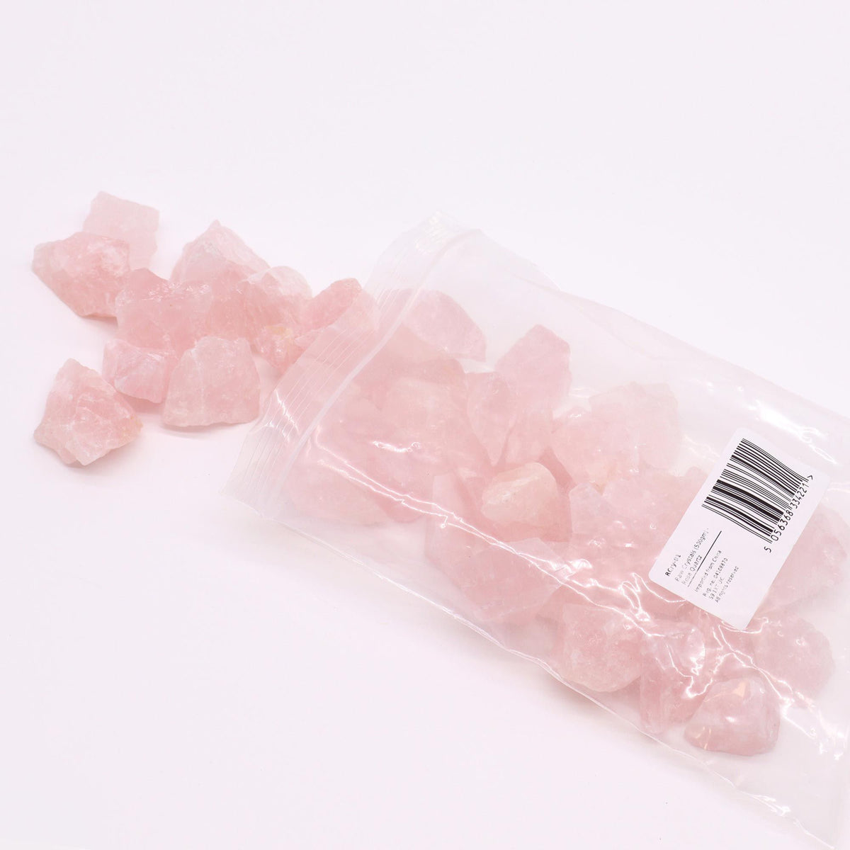 Surowe kryształy różowego kwarcu, 500 g – zdjęcie 4