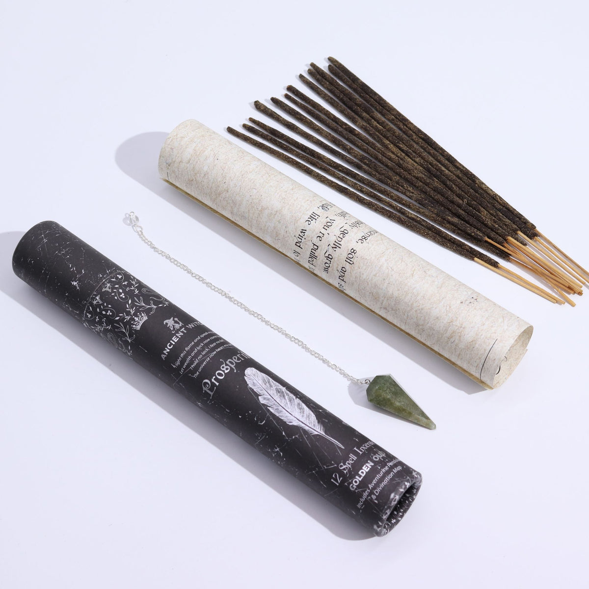 Kadzidełka Ancient Witch Pomyślność z wahadłem z awenturynu – zdjęcie 8