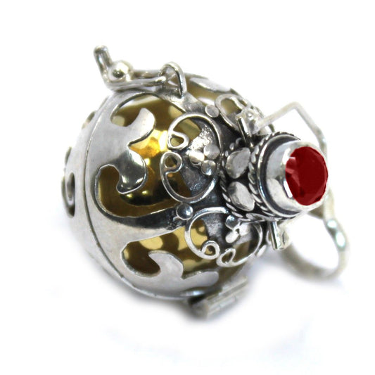 Srebrny dzwonek anielski „Magic”, 18 mm – zdjęcie 2