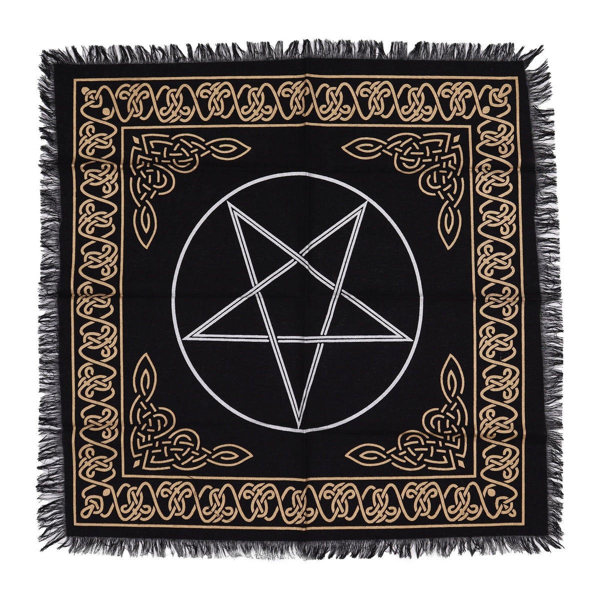 Obrus ezoteryczny z pentagramem, 50 × 50 cm