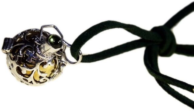 Srebrny dzwonek anielski „Romance”, 18 mm – zdjęcie 4
