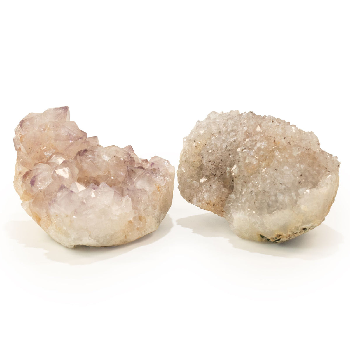 Zestaw geod ametystu, 2 do 3 sztuki po 6 do 9 cm (ok. 1 kg)