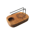 Podgrzewacz palo santo na tealight, drewno tekowe, yin i yang