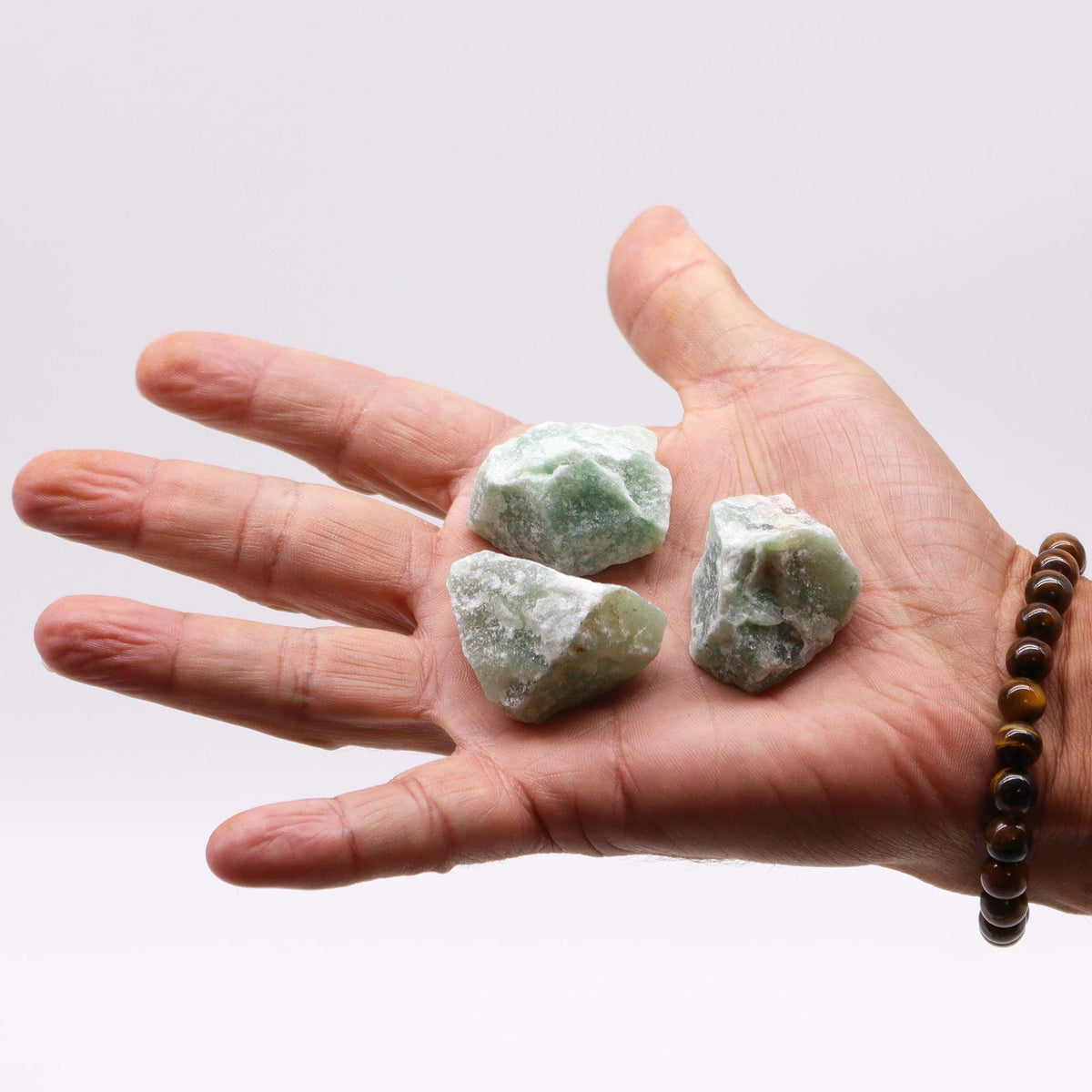 Surowy zielony kamień „Crystal Jade”, 500 g – zdjęcie 3