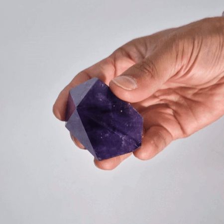 Mały szlifowany szpic ametystu, 4 do 5,5 cm – zdjęcie 3