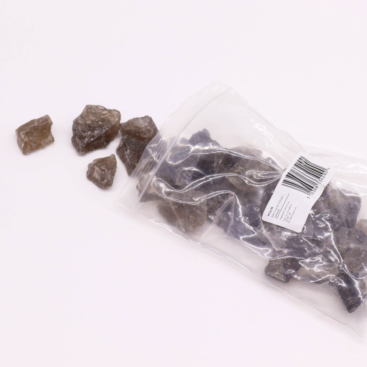 Surowe kryształy kwarcu dymnego, 500 g – zdjęcie 4