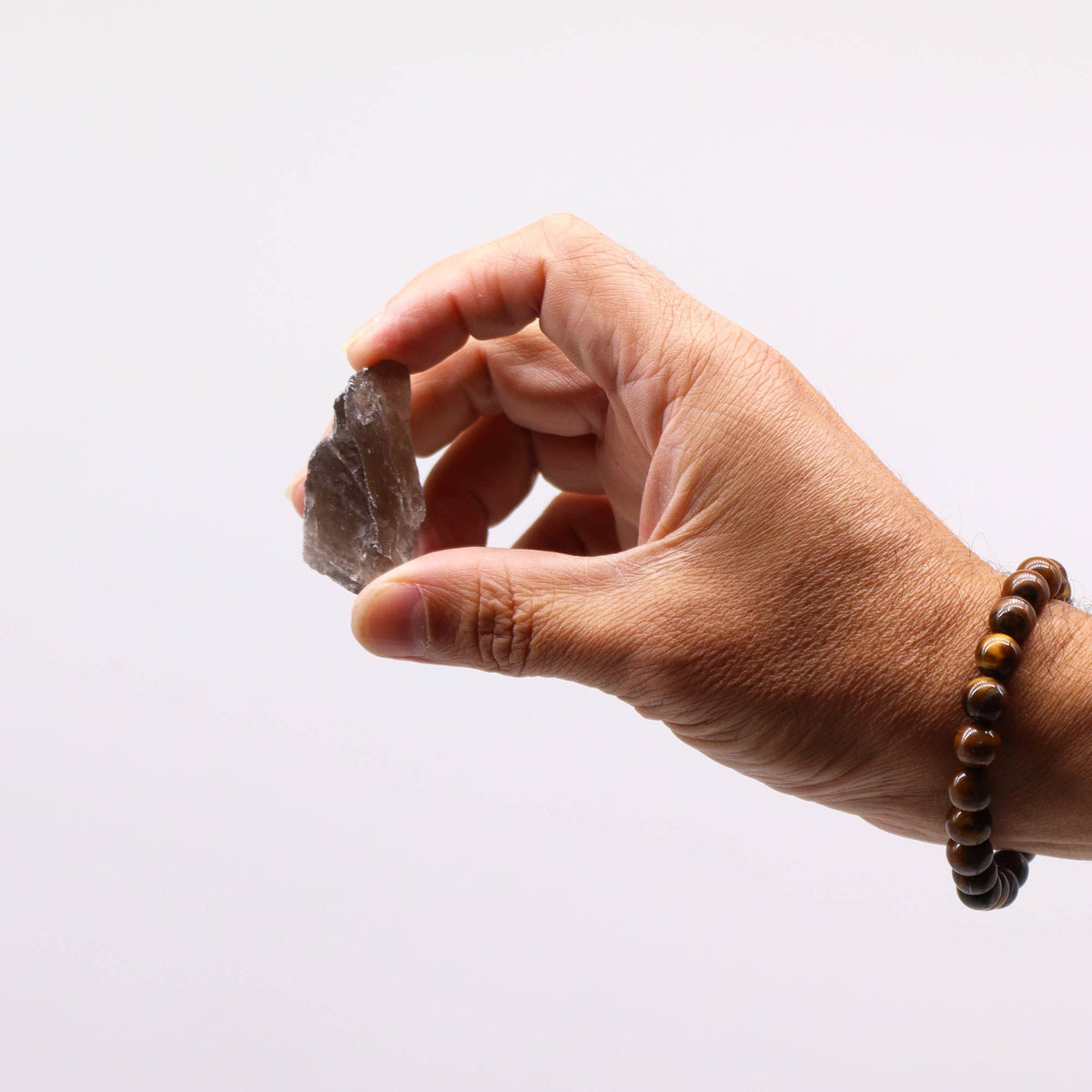 Surowe kryształy kwarcu dymnego, 500 g – zdjęcie 2