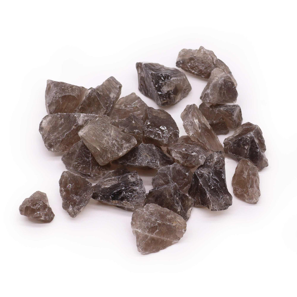 Surowe kryształy kwarcu dymnego, 500 g