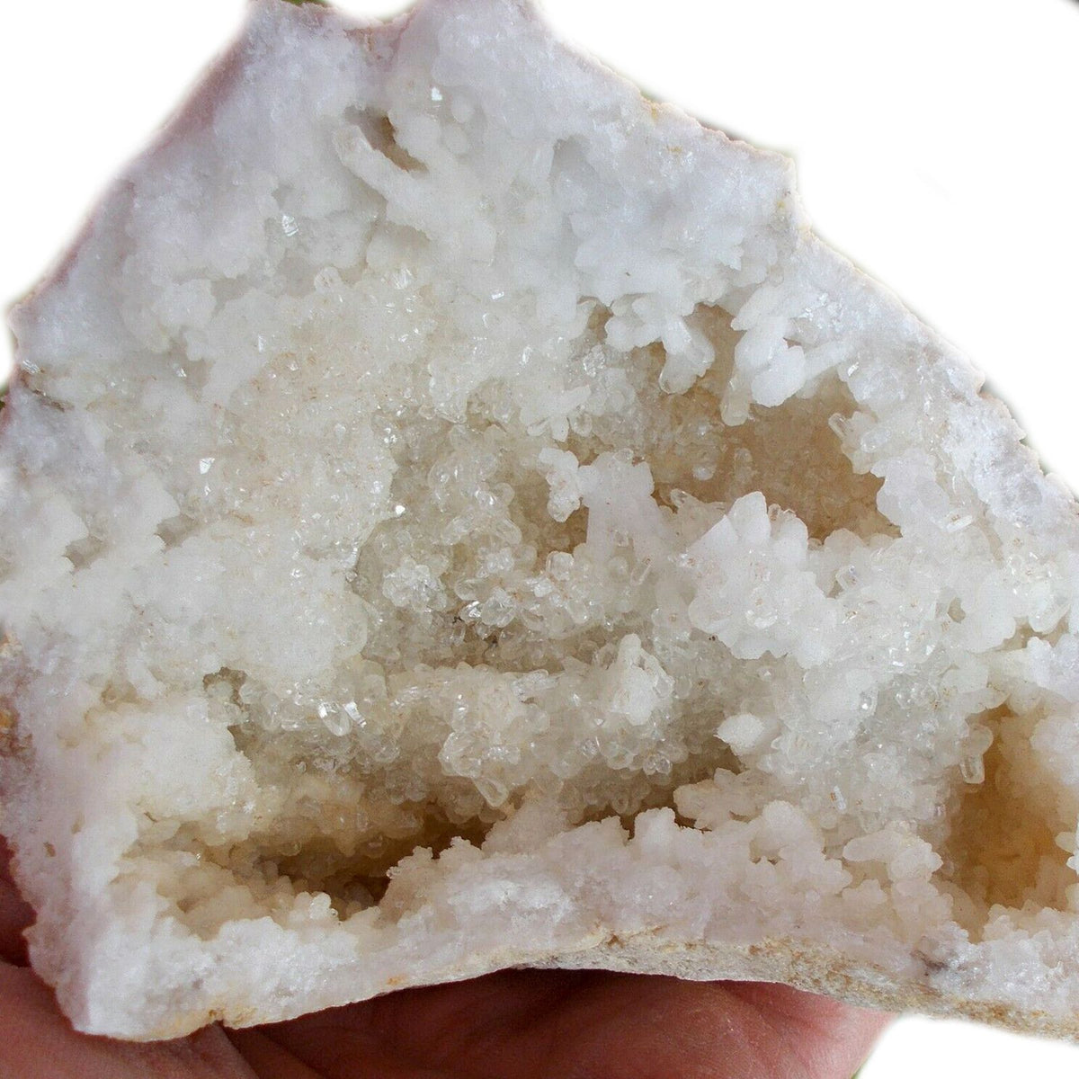 Geoda kalcytowa z Maroka, 8 do 9 cm – zdjęcie 2
